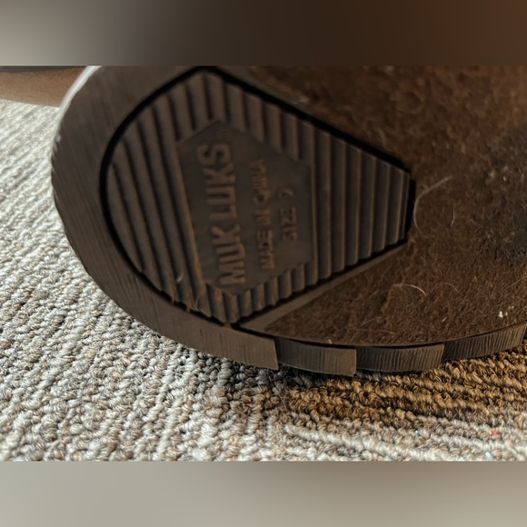 Muk Luks patti short boots size 9 - Picture 2 of 4